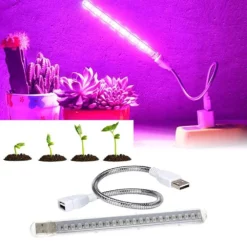 LED-Wachstumslicht-Pflanzenlampe USB