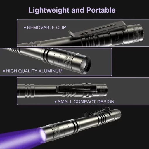 Kompakte UV-Taschenlampe – Vielseitig und Praktisch – Bild 3